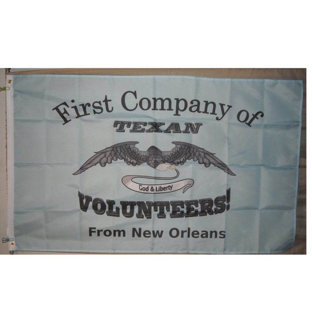 New Orleans Grays 1st Company of Texan Volunteers Texas 3' x 5' Flag banner
